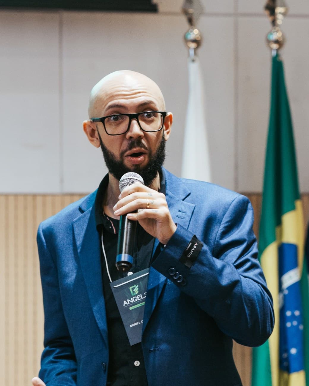 Daniel Constantino speaking at an event